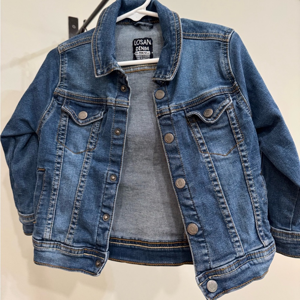 Denim Kids Blue Jean Jacket- 18-24 months